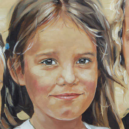 portret schilderij Faye