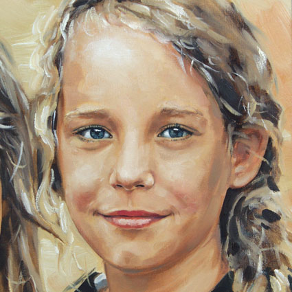 portret schilderij Sterre