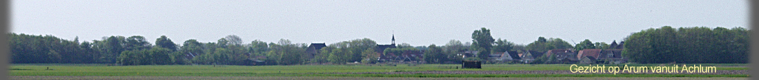 Gezicht op ARum vanuit Achlum
