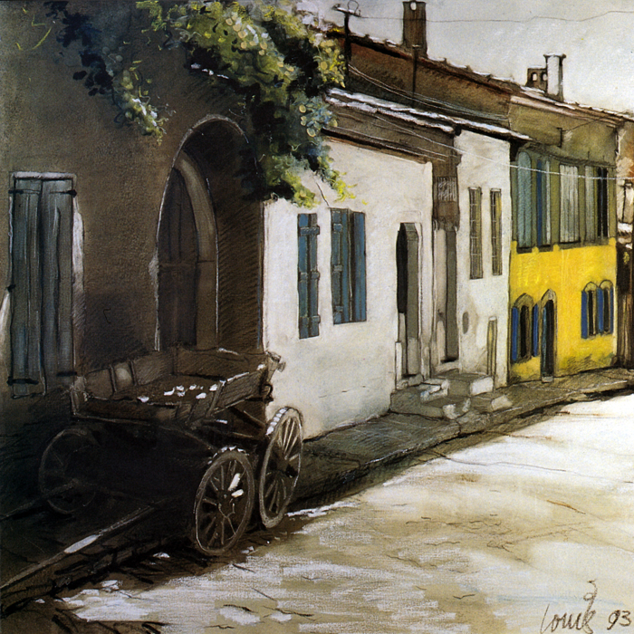 Olieverf schilderij: Bergama