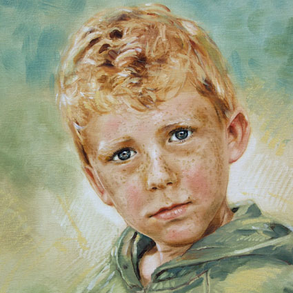 portret schilderij Cor