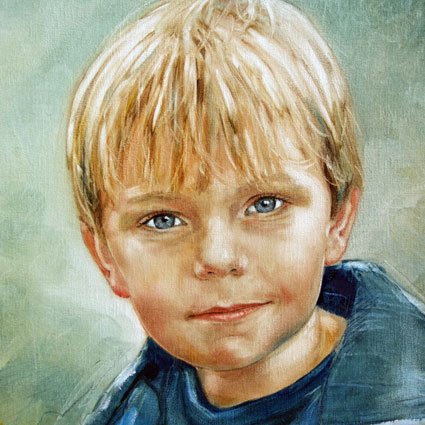 portret schilderij Guus