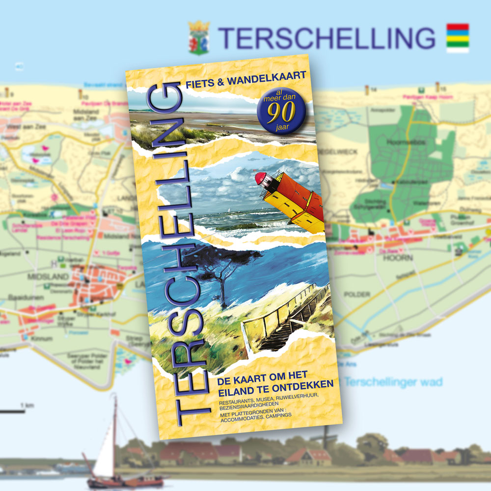 Kaart van Terschelling