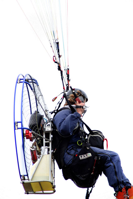 Paramotor vliegen Louis Hagen