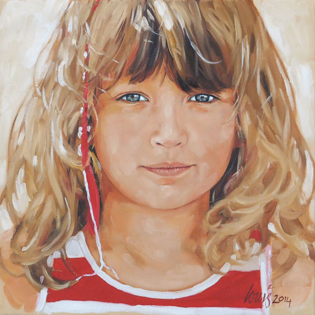 Portret Schilderij Kayleigh