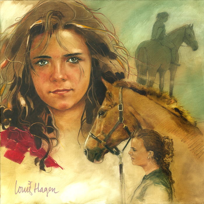 Portret Schilderij van Denice