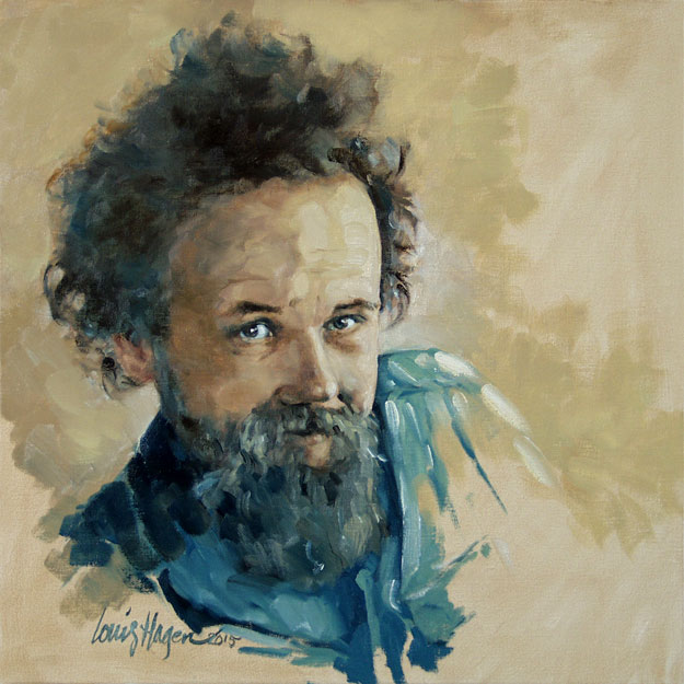 Portret Schilderij van Harm